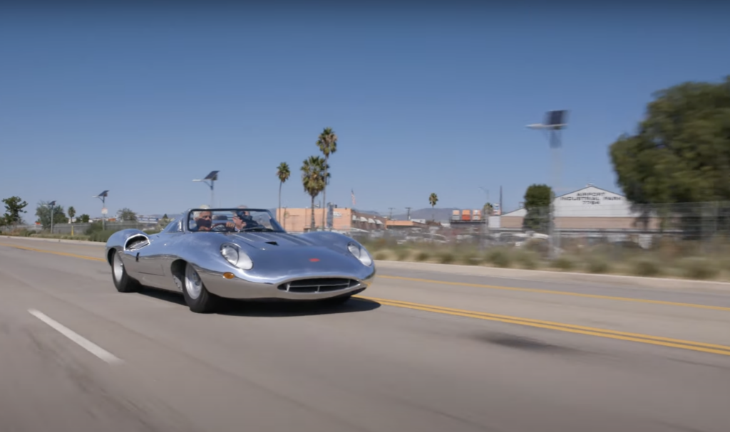Leno Drives Replica of the XJ13, Jaguar's Le Mans Could-Have-Been