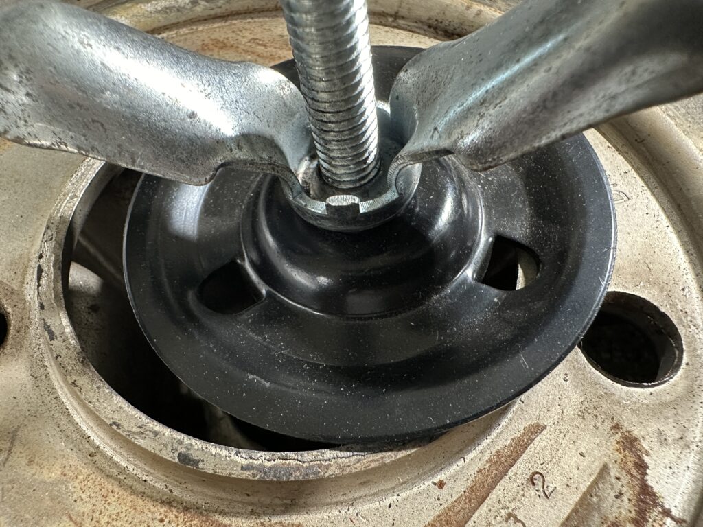 1966 Ford Mustang spare tire