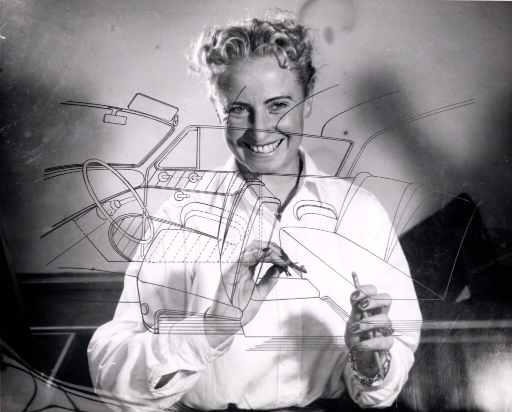 Helen Rother in her studio portrait