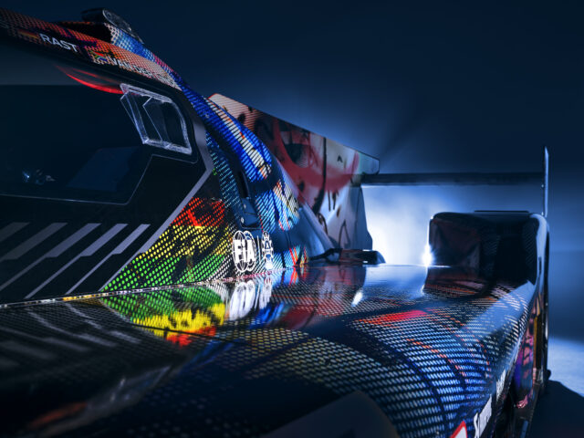 BMW Art Car 20 Le Mans Race Car detail