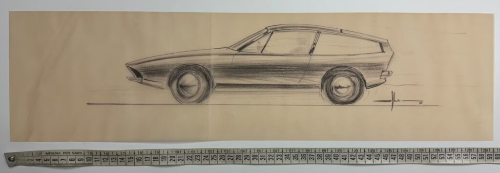 Bertone Blueprints Drawings