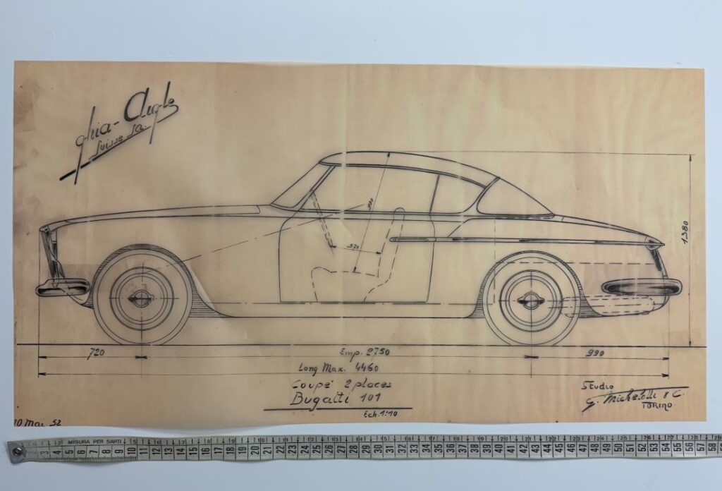 Bertone Blueprints Drawings
