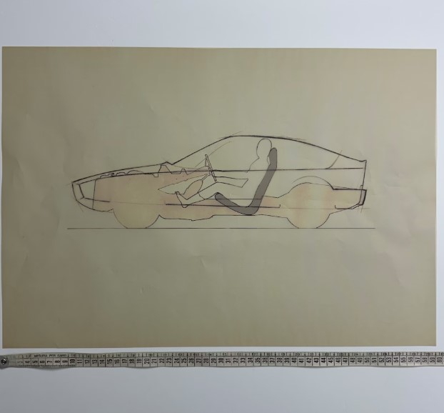Bertone Blueprints Drawings