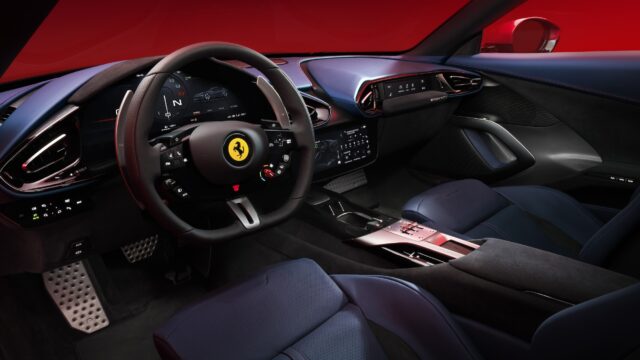 Ferrari V12 Cylindri interior front cockpit