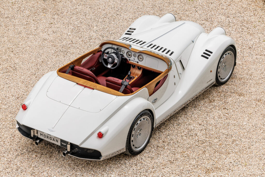 Morgan Midsummer high angle rear three quarter