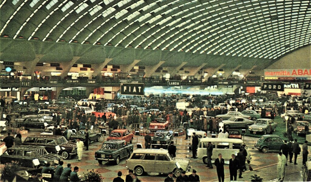 1966 Turin Auto Show Floor Wide
