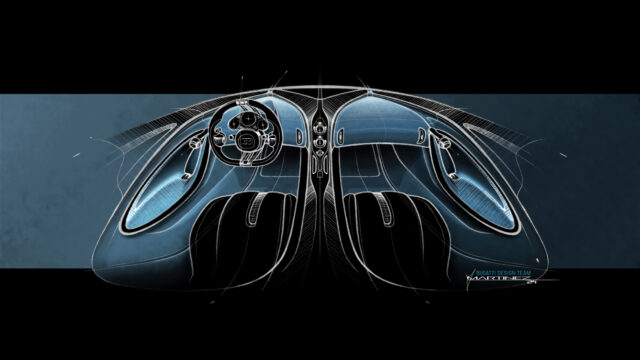 Bugatti-Tourbillon sketch