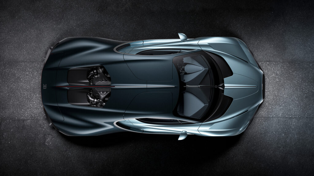 Bugatti Tourbillion high overhead