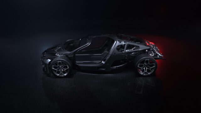 Bugatti Tourbillion chassis body