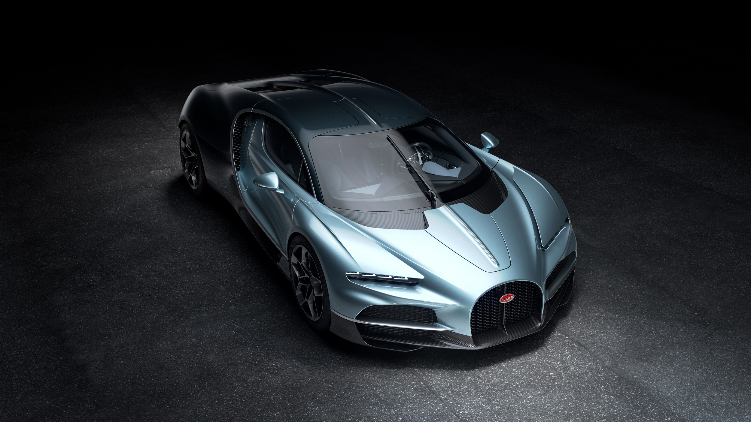 Bugatti Tourbillion high angle front three quarter