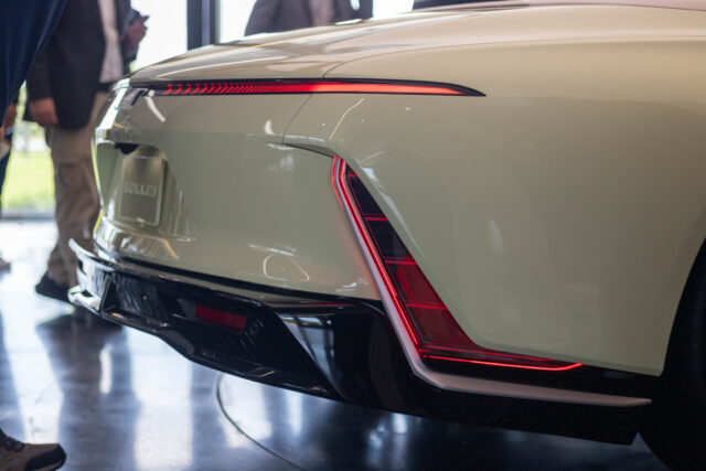 Cadillac Sollei Concept rear end closeup