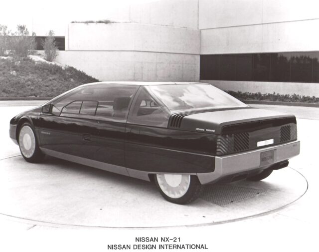 Nissan NX rear three quarter