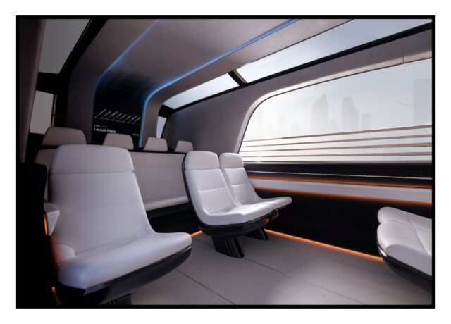 Tesla robovan concept seats