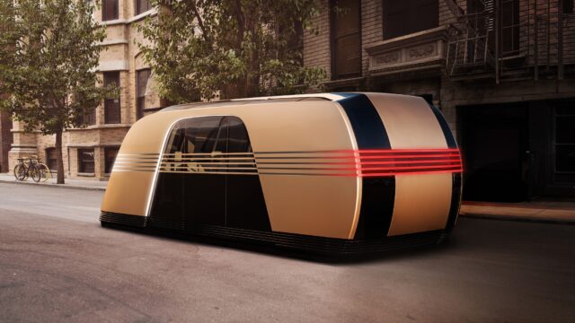 Tesla robovan concept rear three quarter