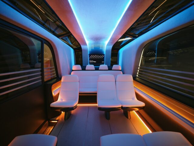 Tesla robovan concept seating