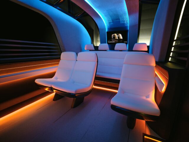 Tesla robovan concept seats