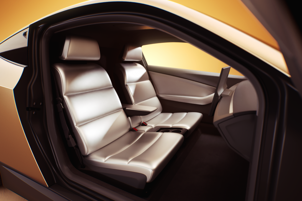 Tesla Cybercab Robotaxi inside