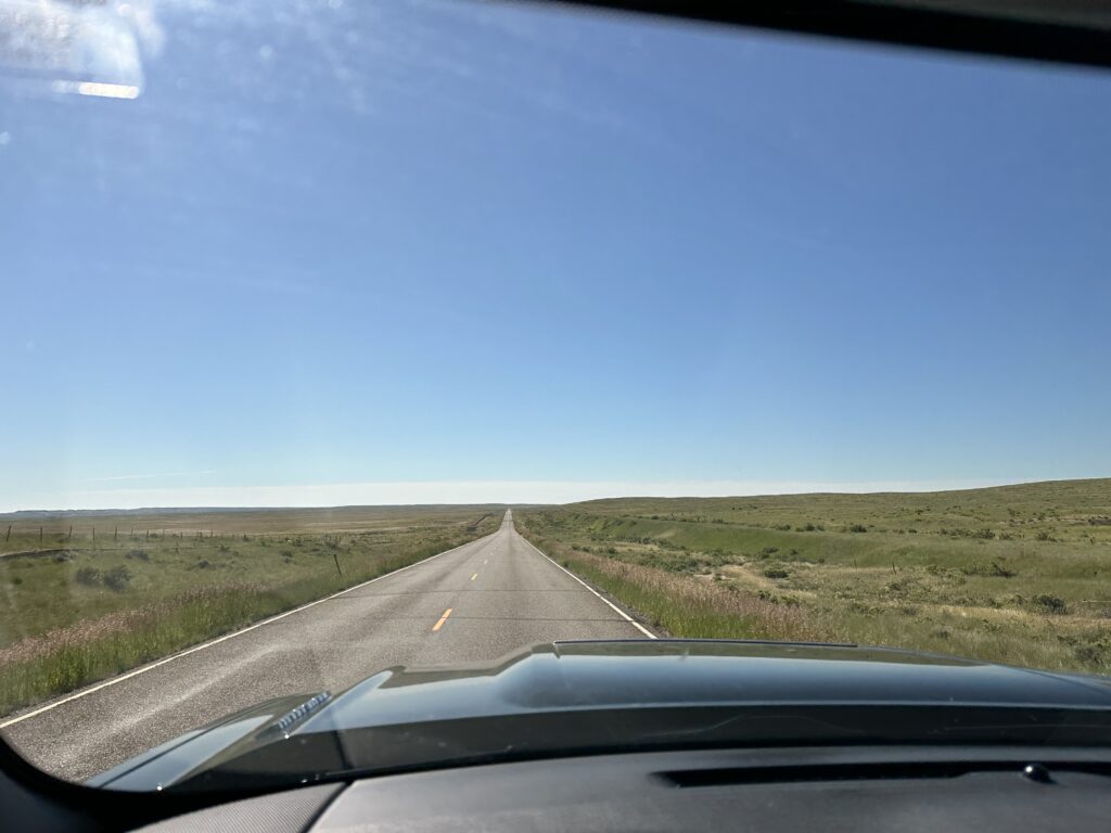View from truck montana 500