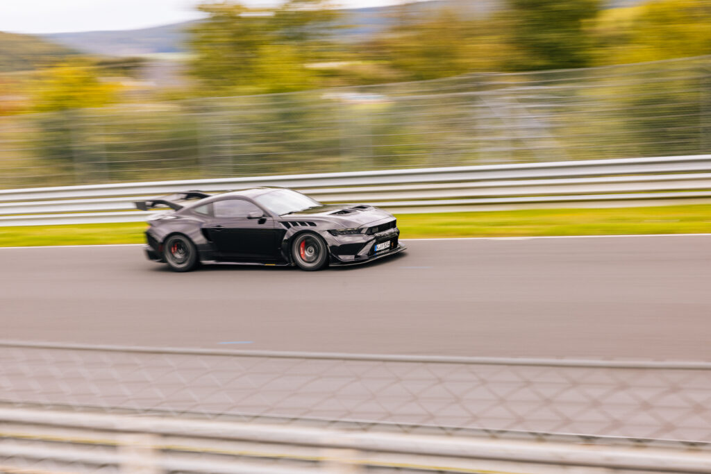 Mustang GTD on track