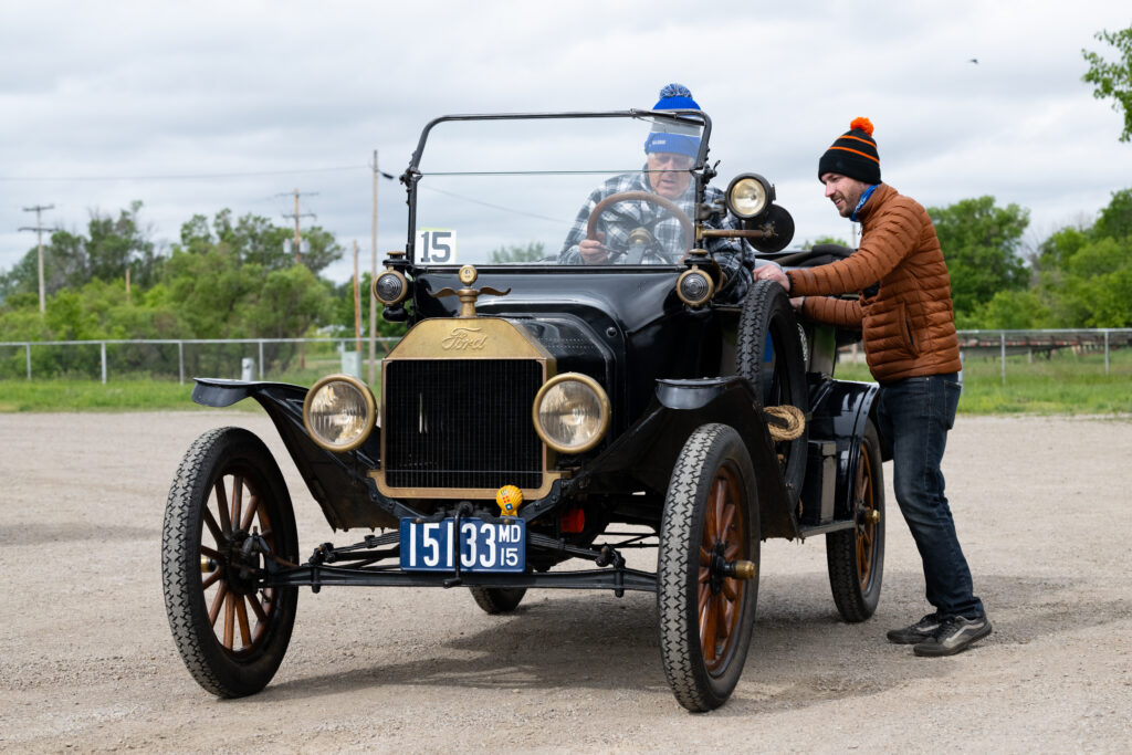 Sonny and Kyle with Model T