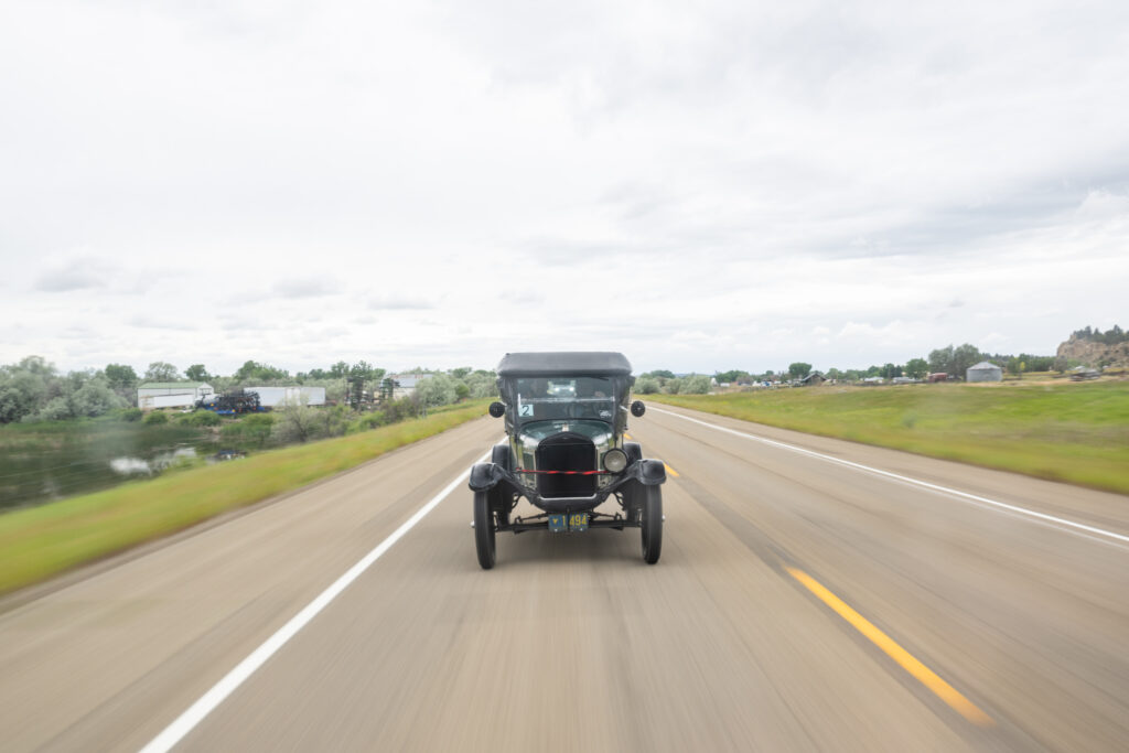 Rolling Model T front 