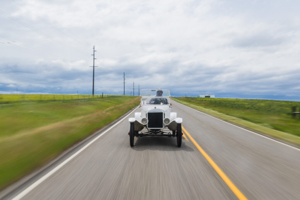 montana 500 Conrad Wendland model t driving front