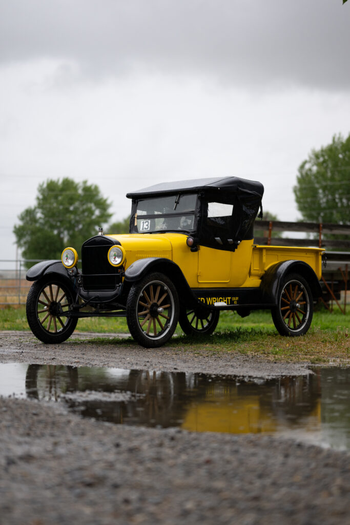 Eddie Wright yellow model T pickup