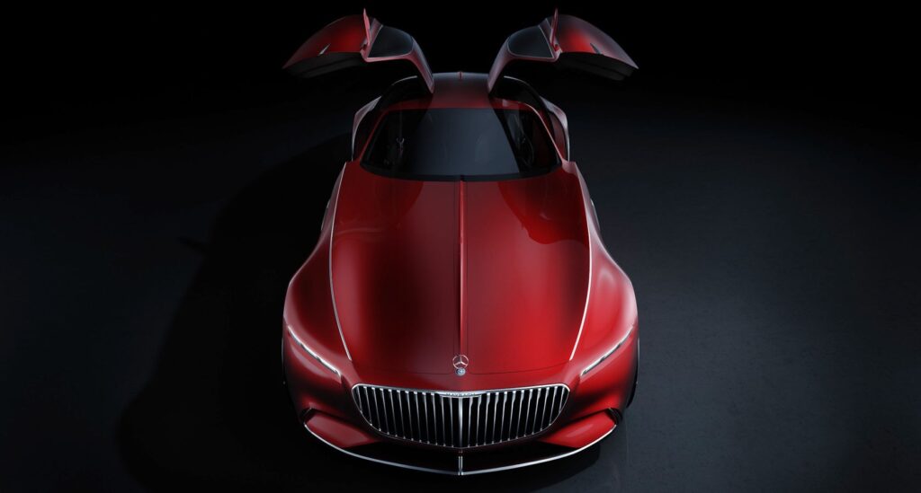 Vision Mercedes-Maybach 6 concept above doors up