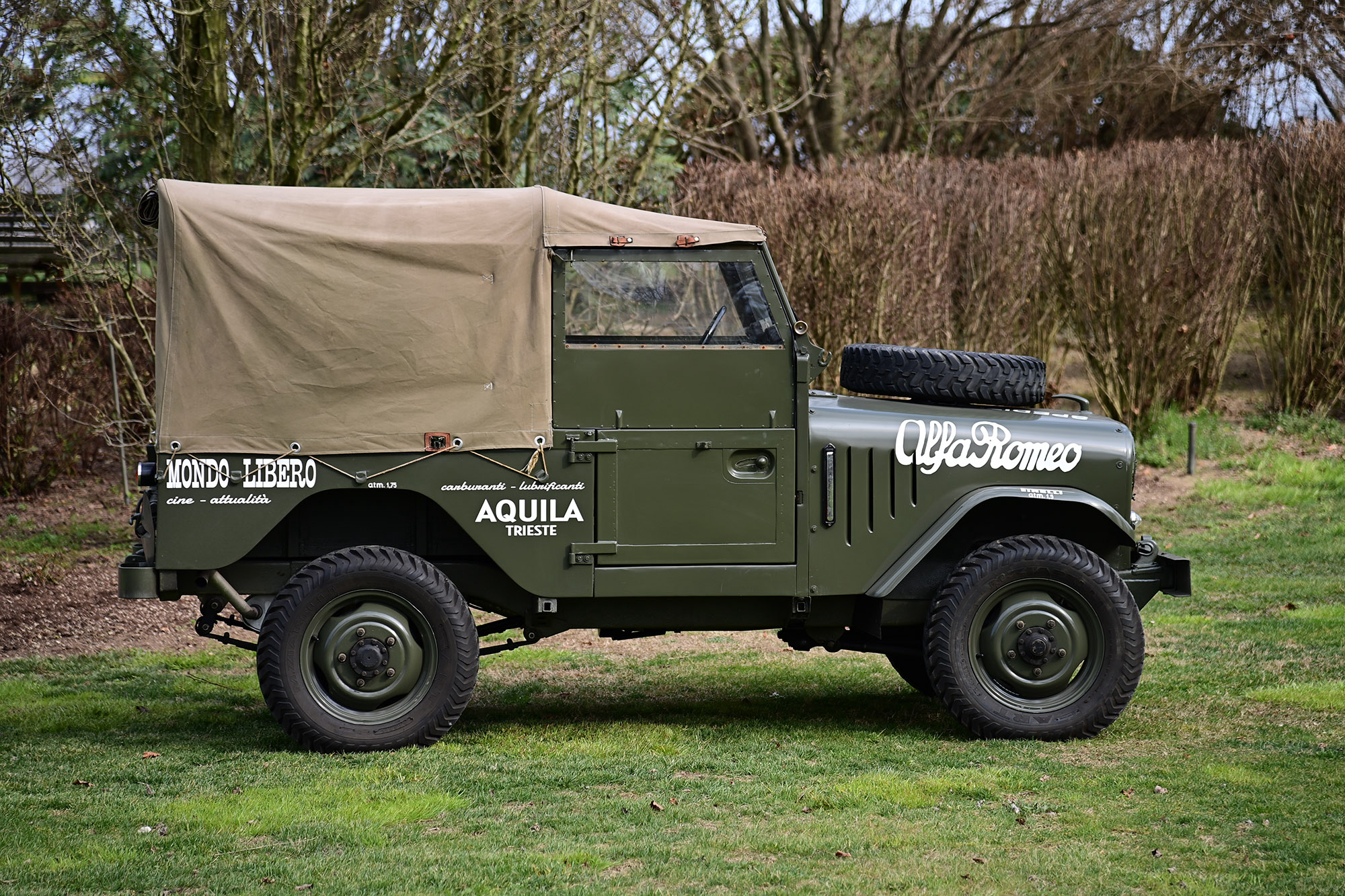 Matta italian 4x4 truck side