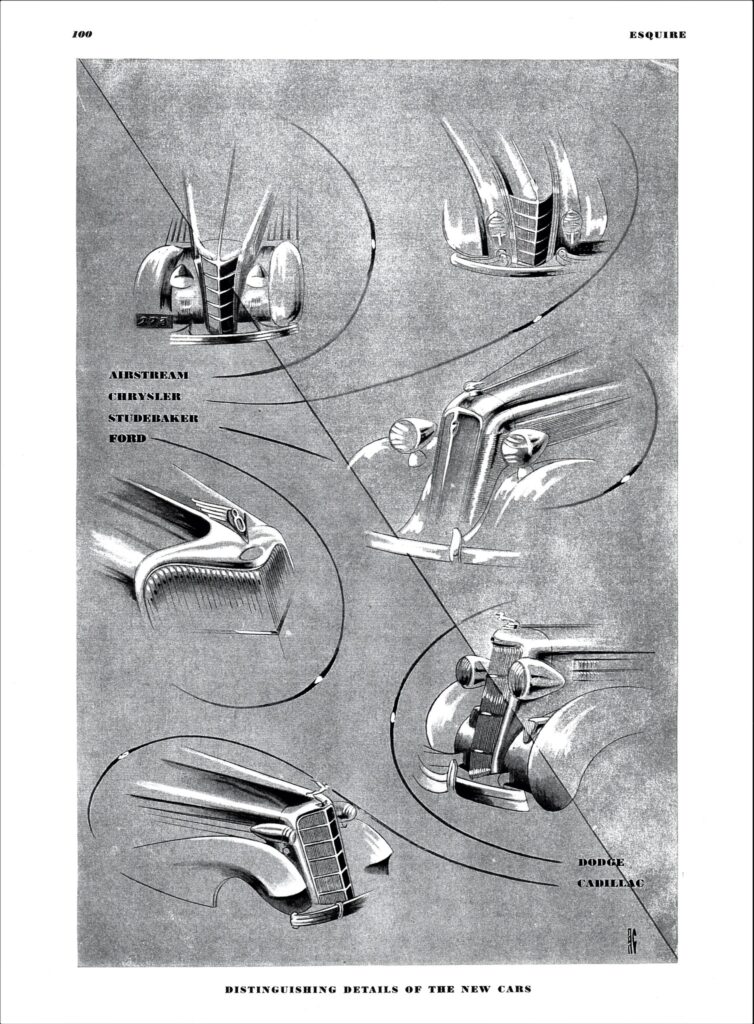 Alexis de Sakhnoffsky sketches Esquire