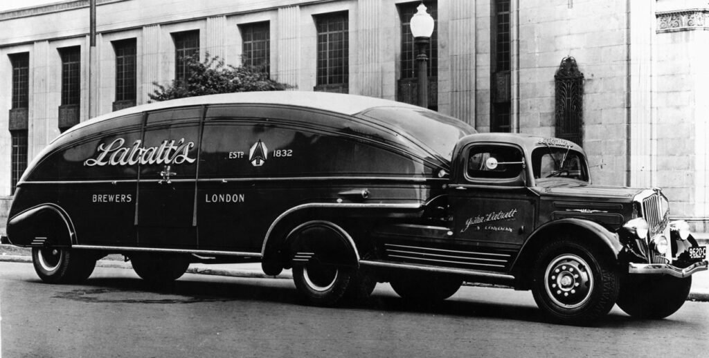 1936 Labatt's Beer streamliner