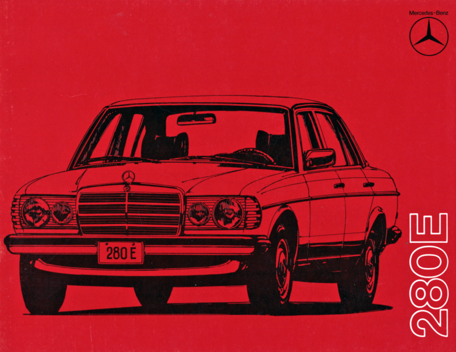 Mercedes W123 280E USA brochure