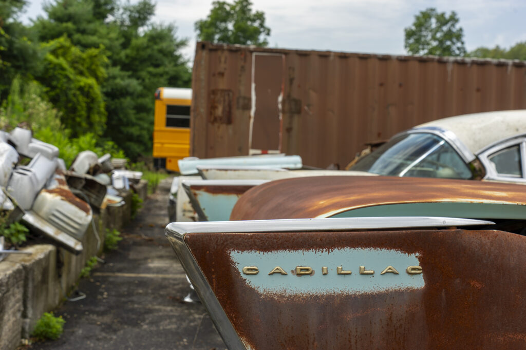 Patina on a 1958 Cadillac
