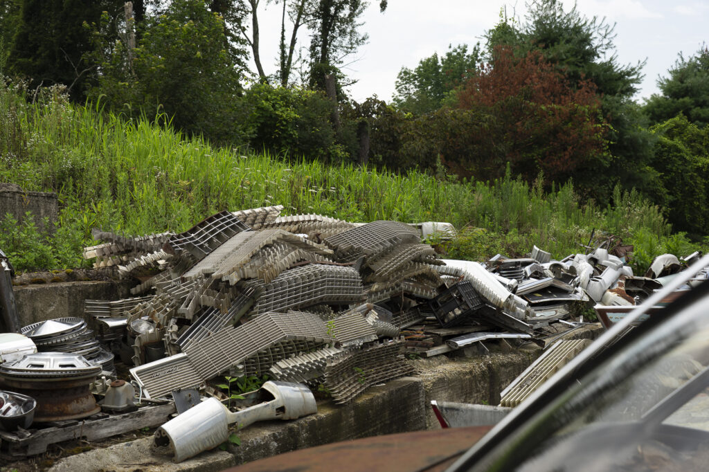 Cadillac parts pile