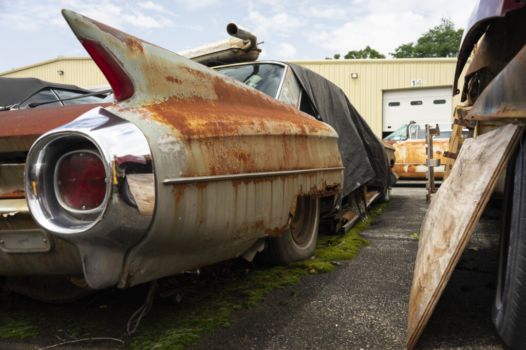 Cadillac parts restoration 1959 Cadillac Brougham built by Pinin Farina