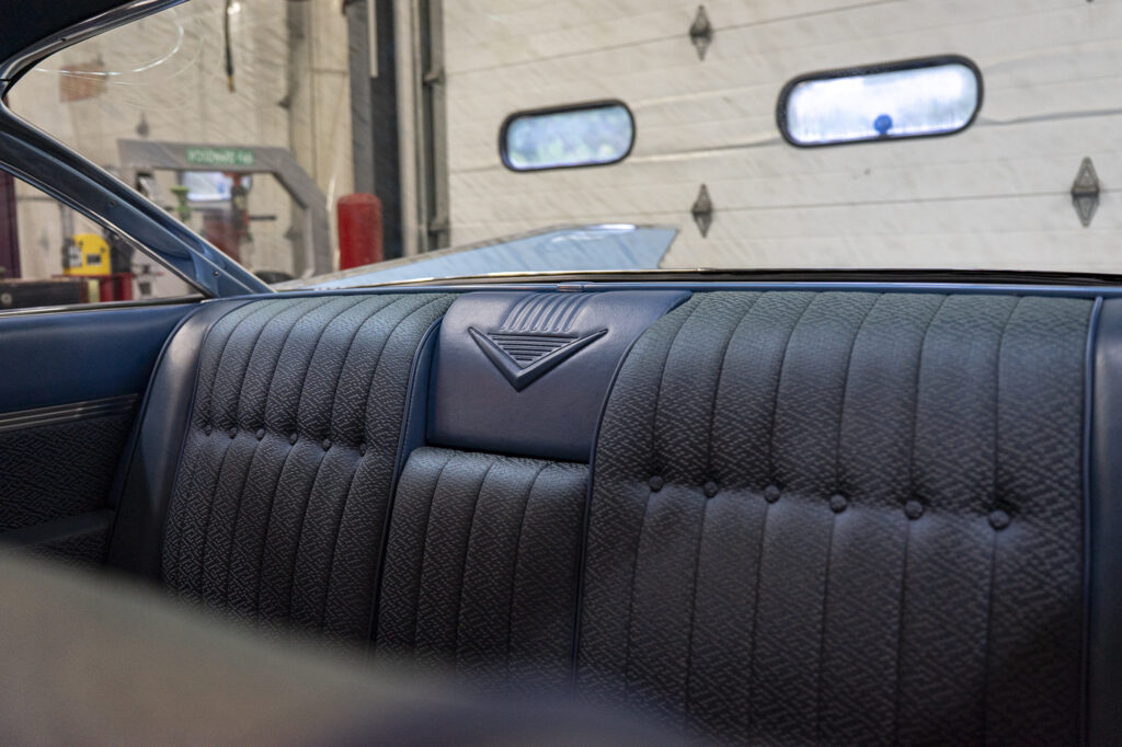 Cadillac parts restoration interior rear seat 50s cadillac