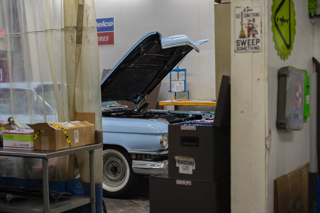 Cadillac parts restoration vintage car
