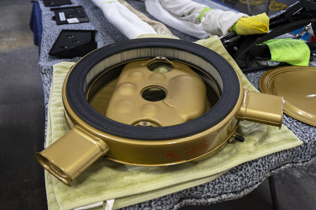 Cadillac parts restoration Tri-Power air cleaner