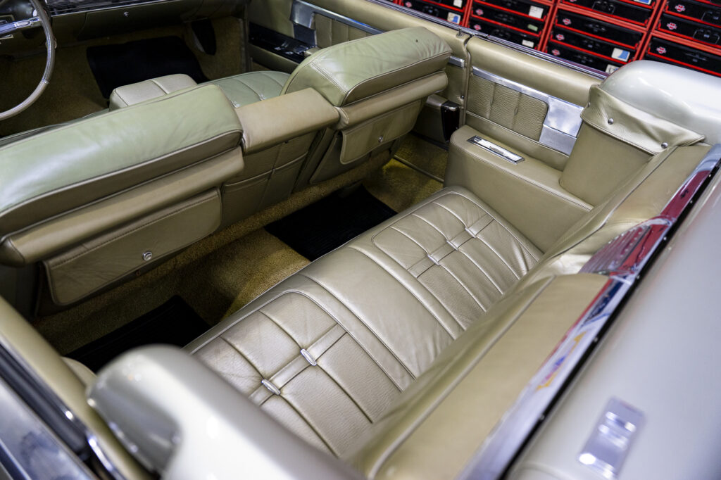 Cadillac parts restoration interior rear seat work
