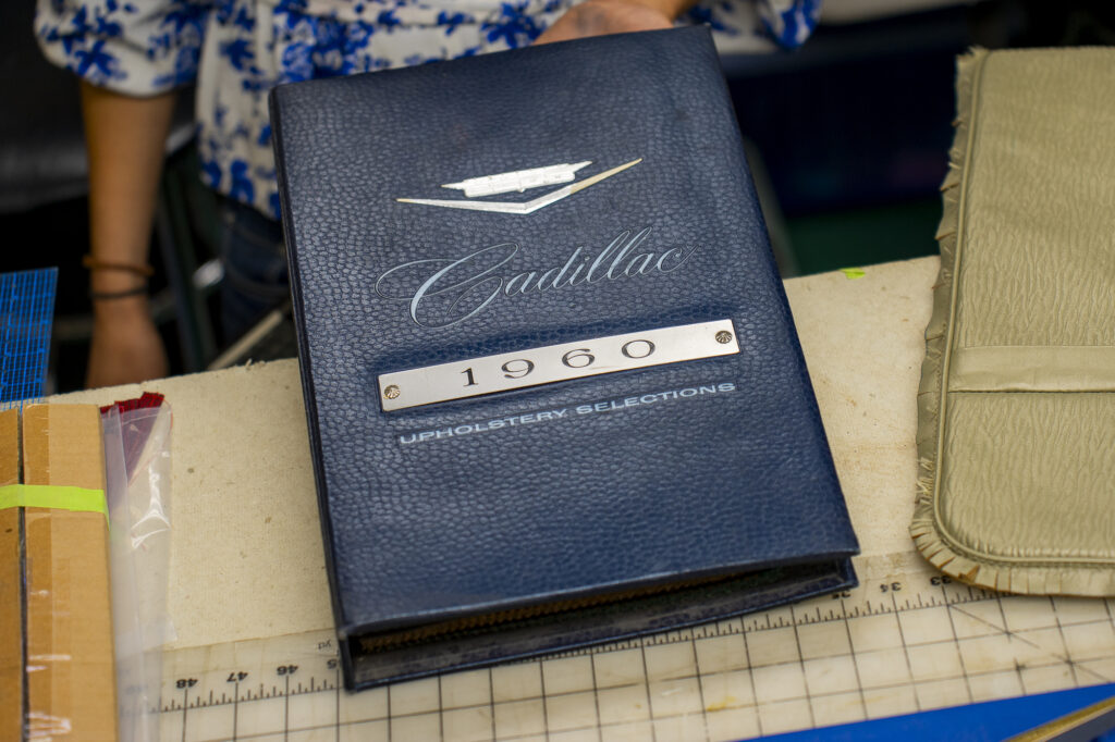 Cadillac parts restoration upholstery book