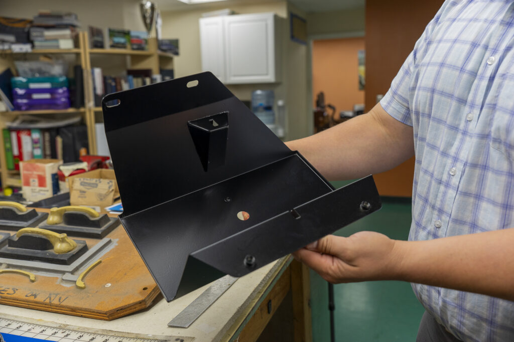 Cadillac parts restoration battery tray reproduction