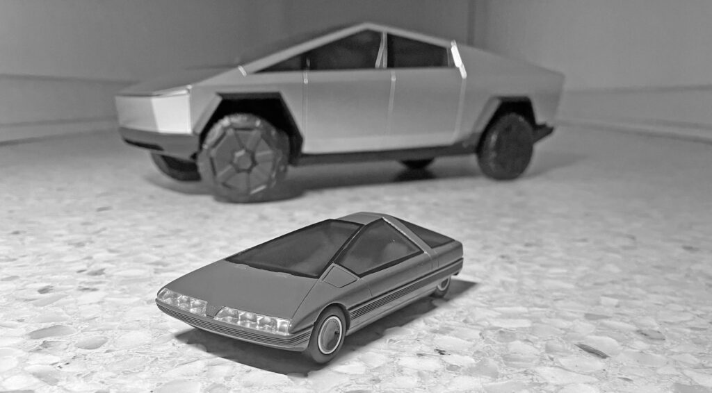 Wedge Citroën Karin vs Tesla Cybertruck
