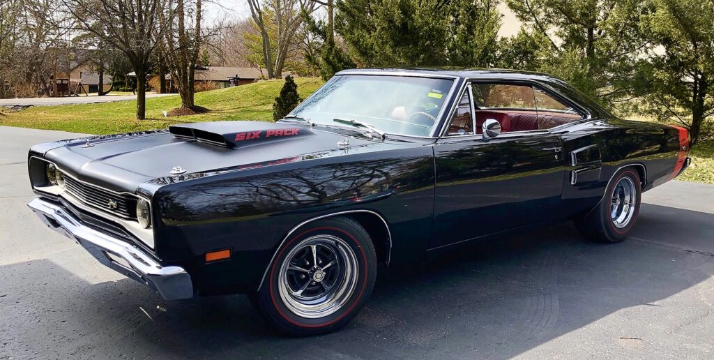 Carolyn’s ’69 Super Bee with a high-tech 440 six pac