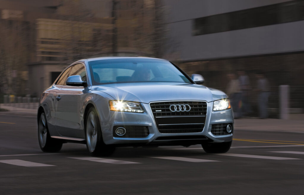 2008 Audi A5 S-Line front three quarter