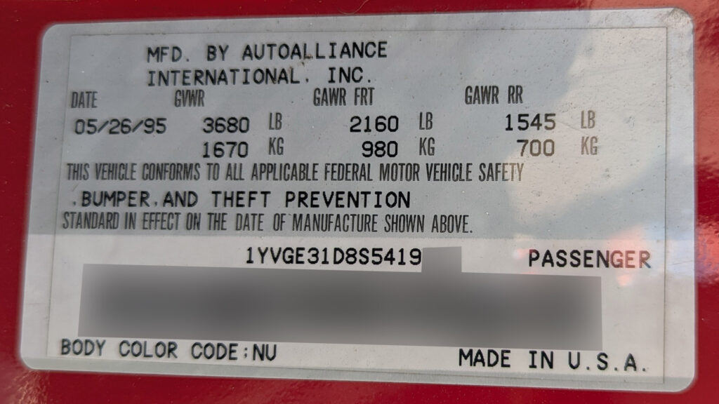 Final Parking Space: 1995 Mazda MX-6 LS - Hagerty Media