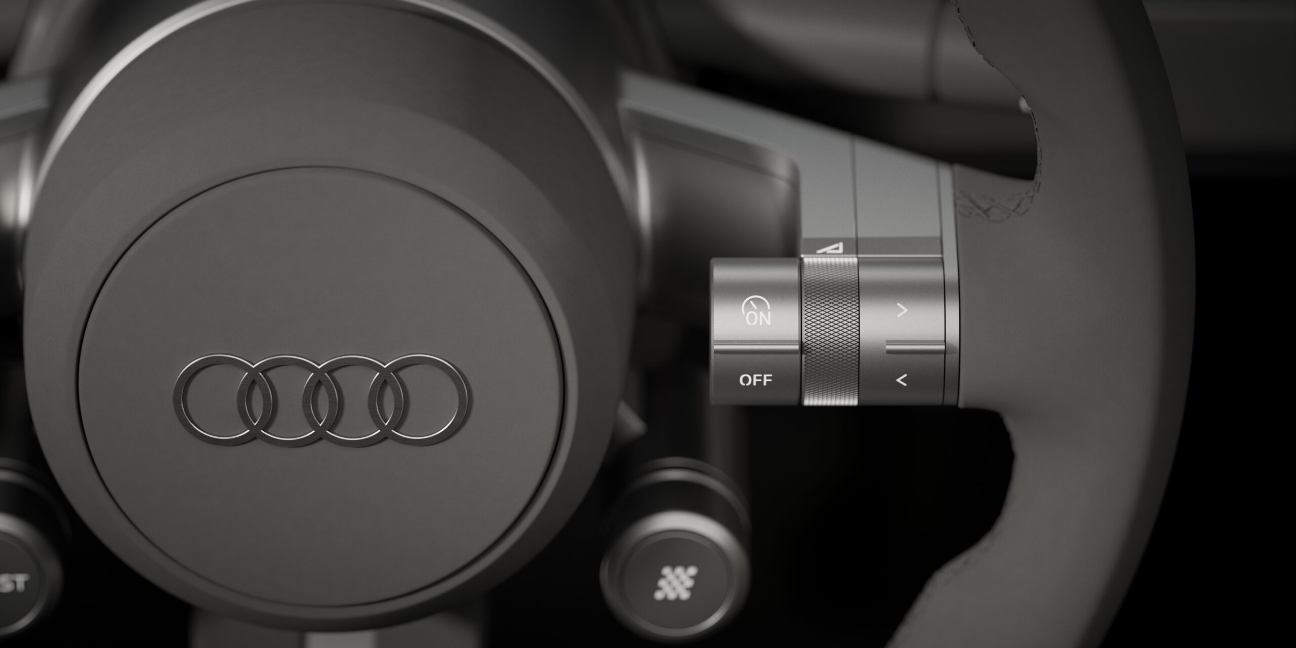 Audi Concept C steering wheel