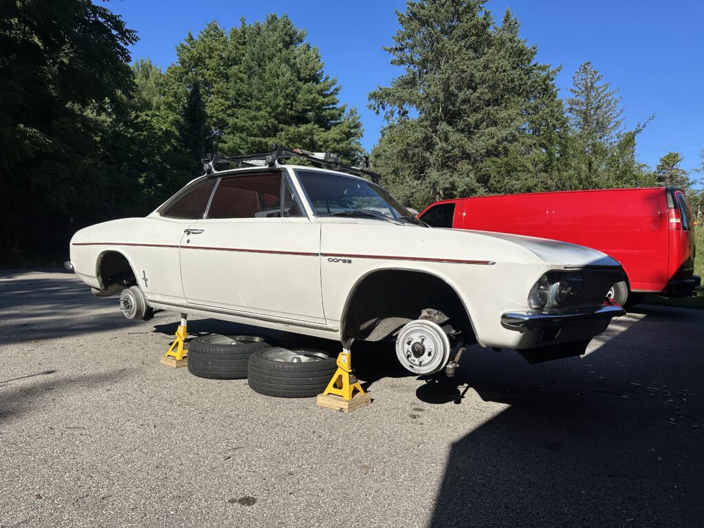 MS Corvair update brakes 1 project car
