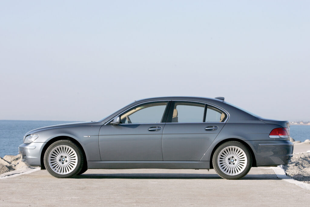 BMW 745i E65 side profile
