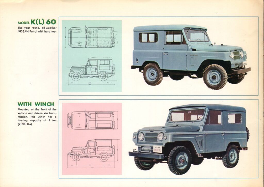 1964 Nissan Patrol Brochure