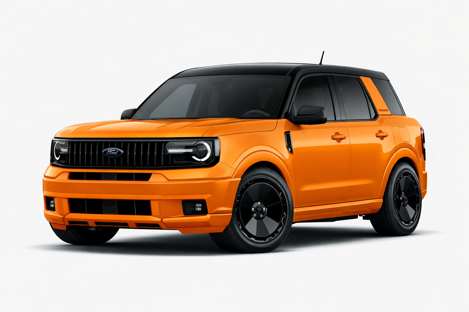 Bronco Sport lobo by Kamil rear three quarter